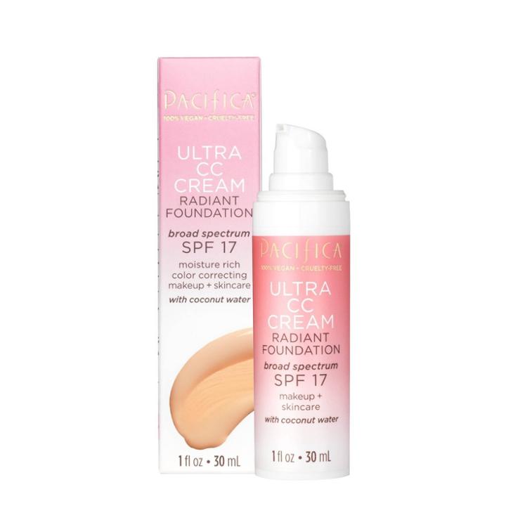 Pacifica Ultra Cc Cream Radiant Foundation - Natural/medium