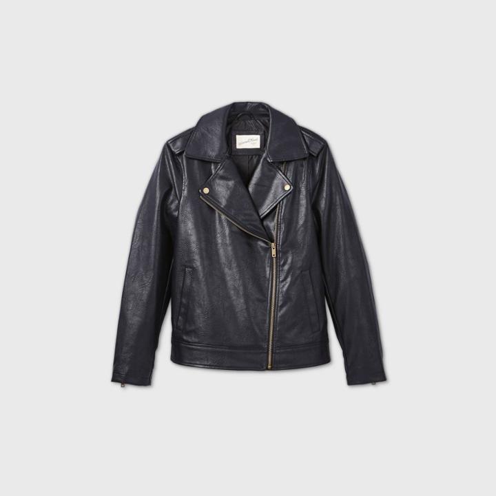 Women's Classic Moto Jacket - Universal Thread Black