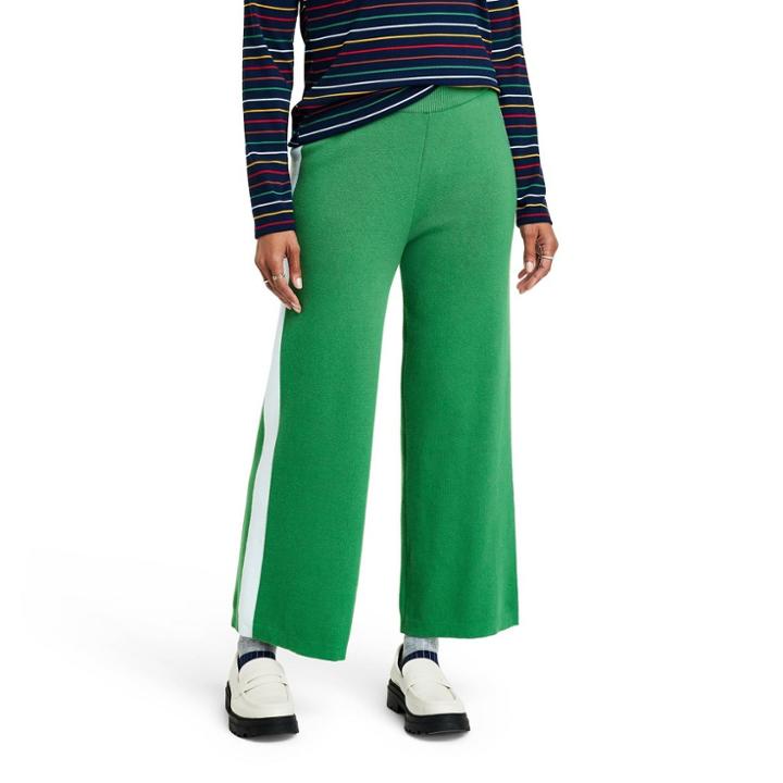 Women's Side Stripe Sweater Pants - La Ligne X Target Green/light Blue Xxs