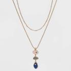 Semi-precious Aventurine Dyed Angelite Necklace - Universal Thread Gold