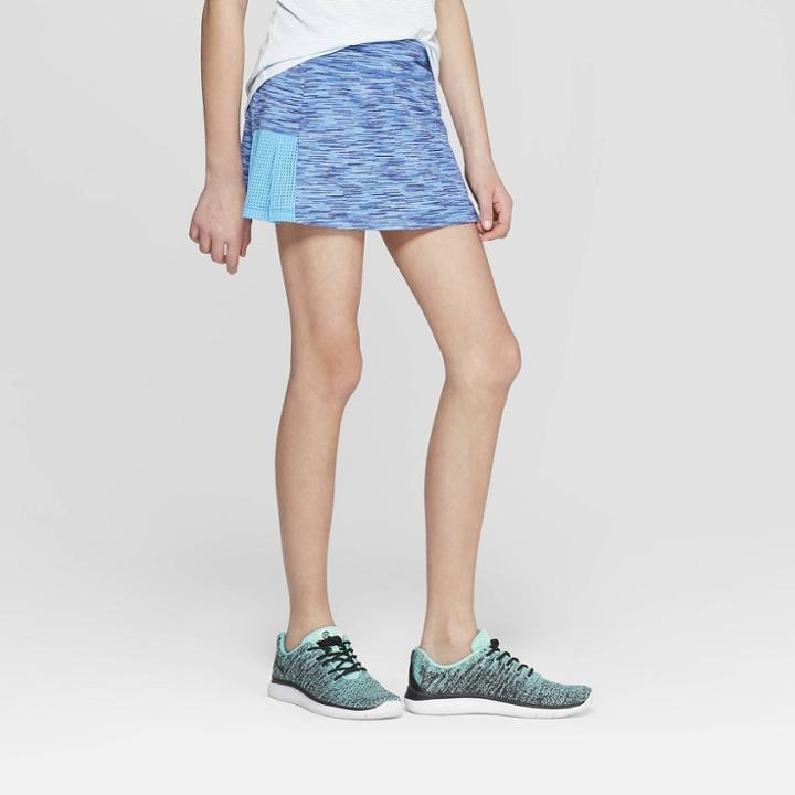 Girls' Spacedye Performance Skort - C9 Champion Blue