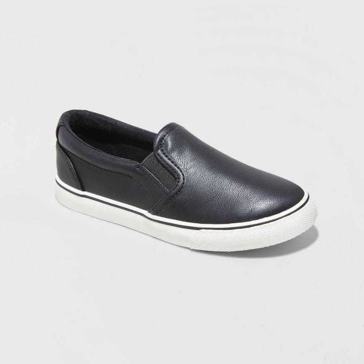 Boys' Enzo Slip-on Sneakers - Cat & Jack Black