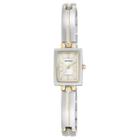 Armitron Women's Rectangular Shaped Bangle Watch - Two-toned,