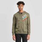 Well Worn Men's & Still We Rise Fleece Hooded Sweatshirt - Green S, Men's,
