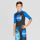 Boys' Nasa Rash Guard - Black