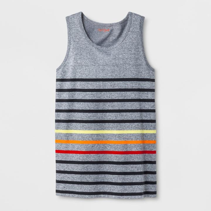 Boys' Stripes Tank Top - Cat & Jack Gray