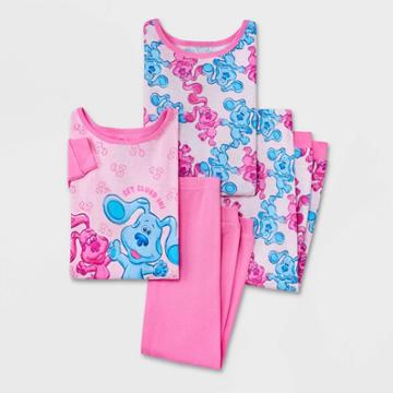 Toddler Girls' 4pc Blue's Clues Pajama