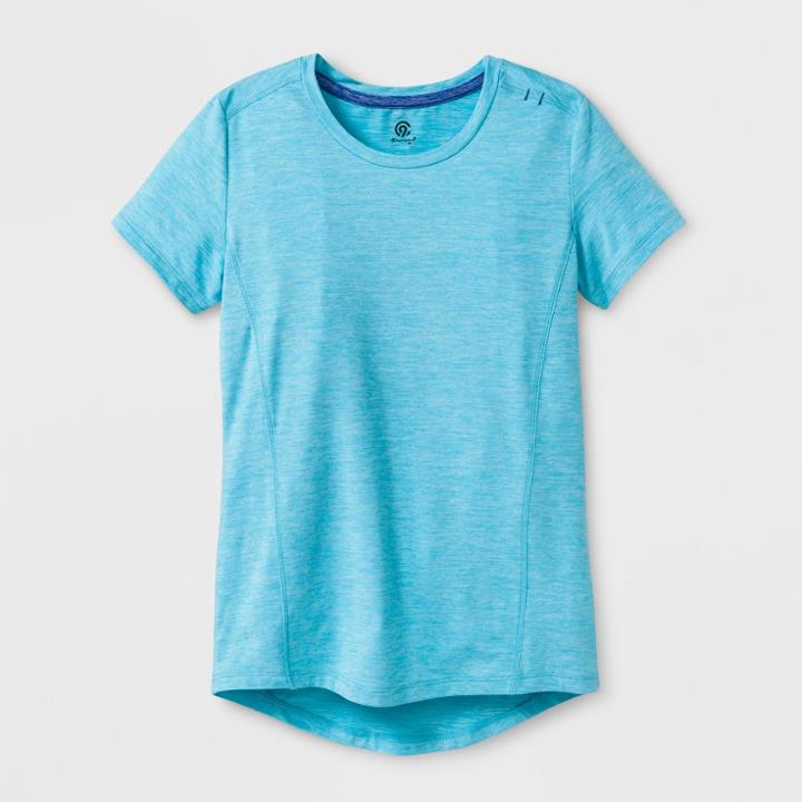 Girls' Super Soft Tech T-shirt - C9 Champion - Blue Summer Splash Heather