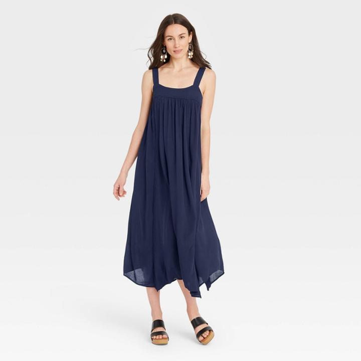 Women's Sleeveless Dress - Knox Rose Navy