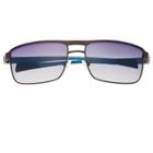 Breed Men's Taurus Polorized Sunglasses With Titanium Frame And Carbon Fiber Arms - Brown/blue