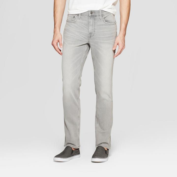 Men's 32 Skinny Fit Jeans - Goodfellow & Co Gray