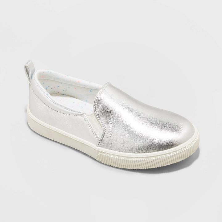 Girls' Nya Slip-on Apparel Sneakers - Cat & Jack
