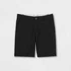 Boys' Flat Front Chino Shorts - Cat & Jack Black