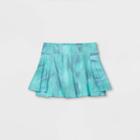 Girls' Knit Performance Skorts - All In Motion Turquoise