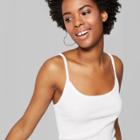Target Women's U-neck Ribbed Cami - Wild Fable Fresh White