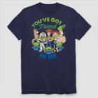 Men's Disney Toy Story You've Got A Friend In Me Short Sleeve Graphic T-shirt - Navy
