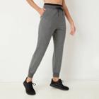 Women's Mid-rise Cozy Jogger Pants With Drawstring - Joylab Charcoal Heather