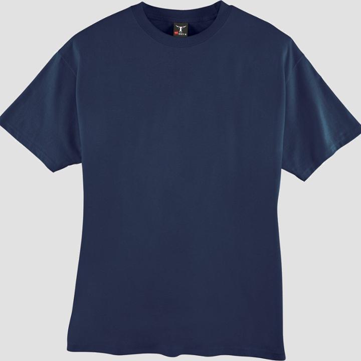Hanes Men's Big & Tall Short Sleeve Beefy T-shirt - Navy