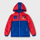 Marvel Boys' Spider-man Puffer Jacket - Red