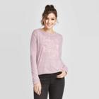 Women's Take It Easy Long Sleeve T-shirt - Fifth Sun (juniors') - Mauve Xs, Women's, Pink