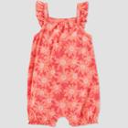 Carter's Just One You Baby Girls' Floral Romper - Pink