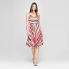 Women's Striped Print Sleeveless Dress - Spenser Jeremy 14,