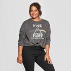 Freeze Women's Plus Size Pink Floyd Long Sleeve T-shirt - Gray
