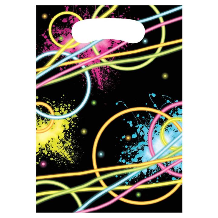 Creative Converting 8ct Glow Party Favor Bags,