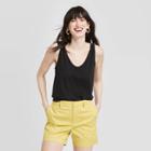 Women's Scoop Neck Any Day Tank Top - A New Day Light Black