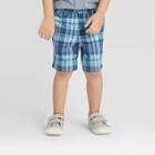 Oshkosh B'gosh Toddler Boys' Woven Chino Shorts - Blue/green 12m, Toddler Boy's