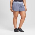 Women's Plus-size Premium Run 2-in-1 Shorts - C9 Champion - Military Blue