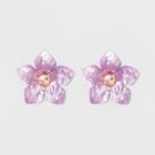 Sugarfix By Baublebar Flower Resin Drop Earrings -