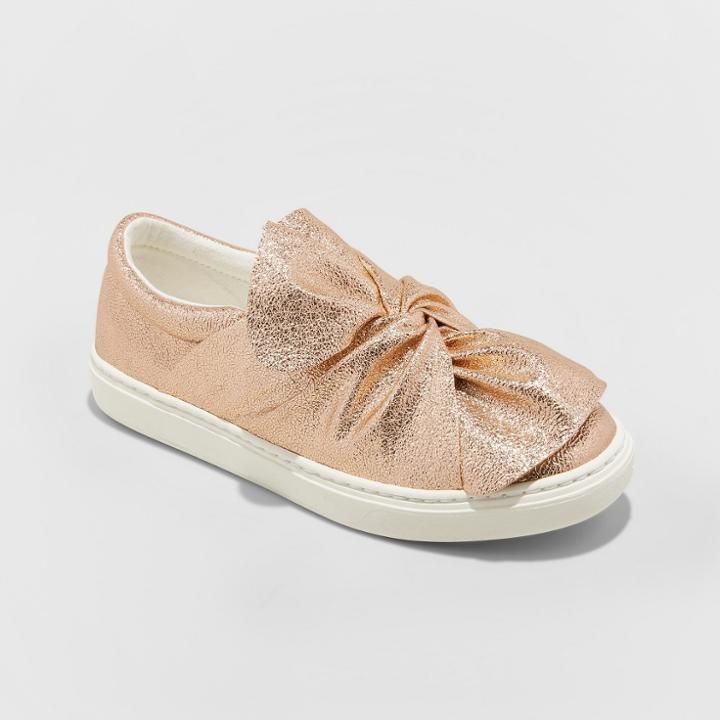 Girls' Mallory Slip On Sneakers - Cat & Jack Rose Gold
