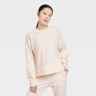 Women's French Terry Crewneck Sweatshirt - All In Motion Ivory