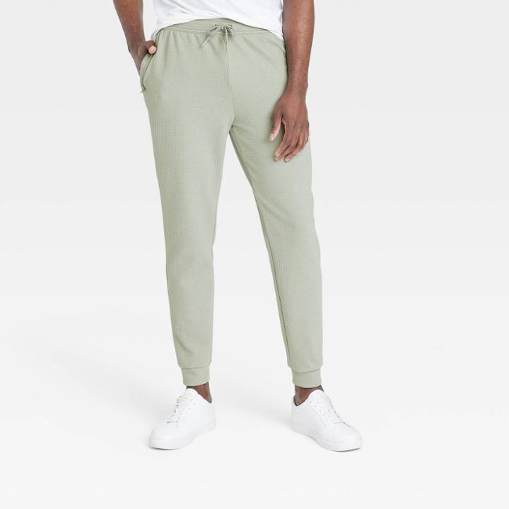Men's Textured Knit Jogger Pants - All In Motion
