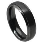 Men's Daxx Ceramic Band With Brushed Finish - Black