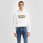 Levi's Men's Classic Lizards Logo Hooded Sweatshirt - White
