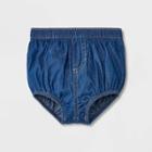 Baby Girls' Denim Ruffle Shorts - Cat & Jack Medium Wash Newborn, Blue