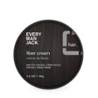 Every Man Jack Men's Fiber Hair Cream - Adds Thickness And Texture, Fragrance Free