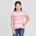 Petitegirls' Short Sleeve Tie-dye T-shirt - Cat & Jack Pink