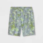 Boys' Quick Dry Board Shorts - All In Motion Gray