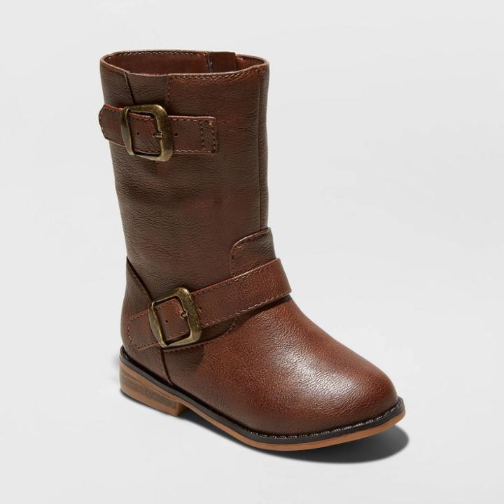 Toddler Girls' Ina Fashion Boots - Cat & Jack Brown