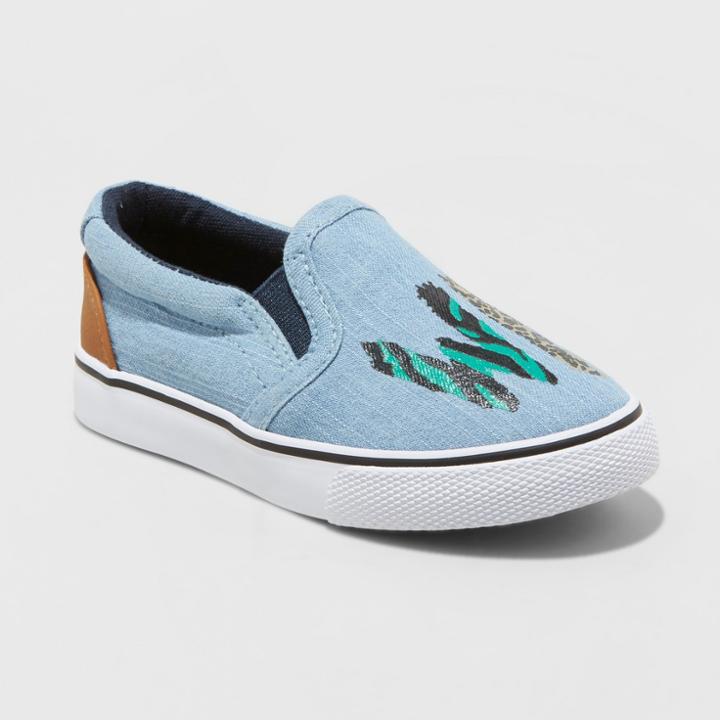 Toddler Boys' Tom Wild Twin Gore Sneakers - Cat & Jack Chambray