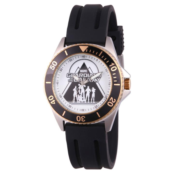 Men's Marvel Guardians Of The Galaxy Honor Stainless Steel Watch - Black