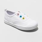 Toddler Girls' Winni Slip On Sneakers - Cat & Jack White
