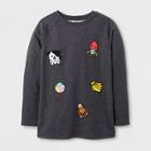 Girls' Toca Boca Long Sleeve Tunic Top - Heather Gray