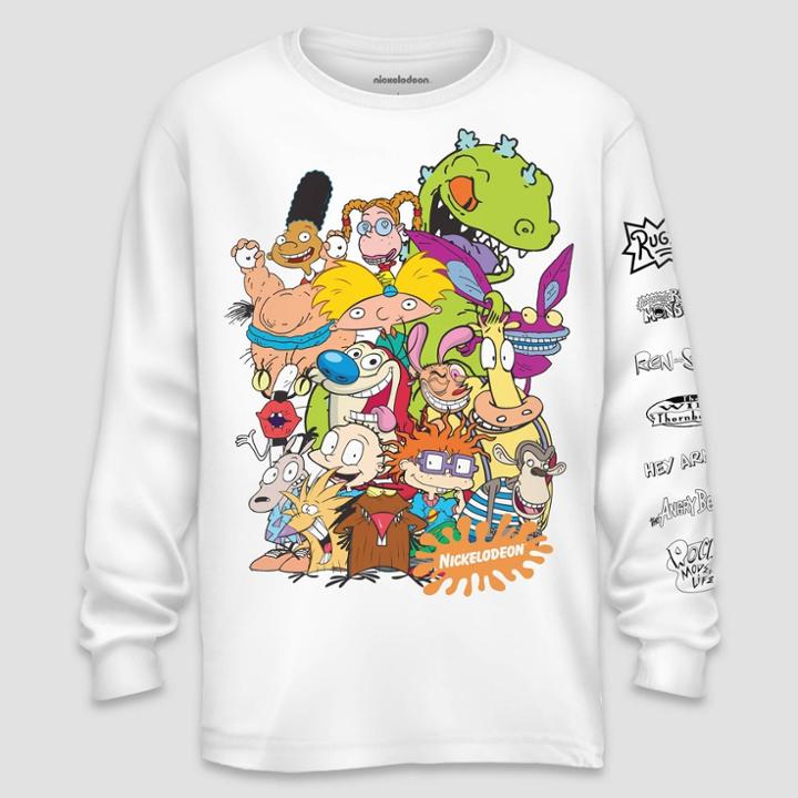Men's Marvel Long Sleeve Graphic T-shirt White