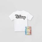 Kids' Disney Short Sleeve Graphic T-shirt With Tie-dye Kit - White