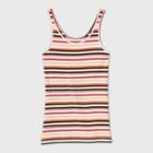 Women's Striped Slim Fit Any Day Tank Top - A New Day Purple/red