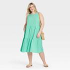 Women's Plus Size Sleeveless Casual Dress - Ava & Viv